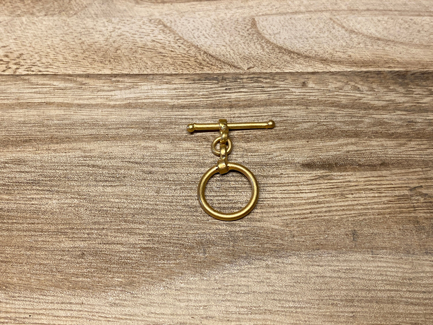 18k Matte Gold Toggle Clasp, Ring T Bar, T Bar Fasteners, Gold Toggle Clasp, Necklace / Bracelet Closures, Gold Plated Findings, Jewelry