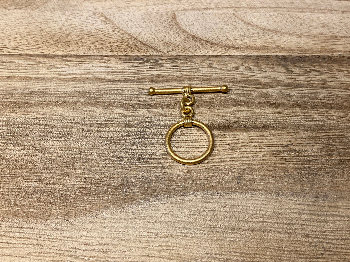 18k Matte Gold Toggle Clasp, Ring T Bar, T Bar Fasteners, Gold Toggle Clasp, Necklace / Bracelet Closures, Gold Plated Findings, Jewelry