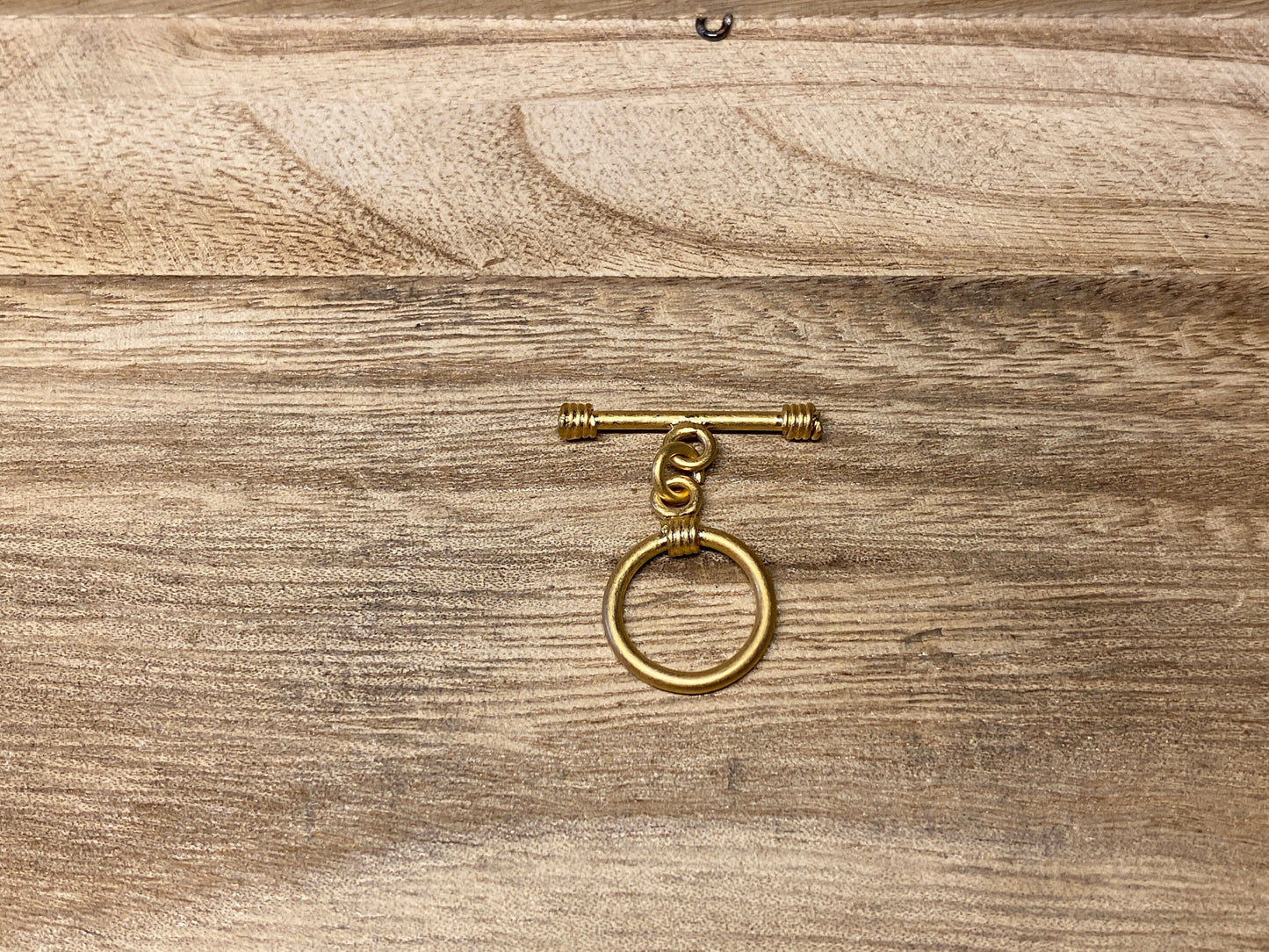 18k Matte Gold Toggle Clasp, Ring T Bar, T Bar Fasteners, Gold Toggle Clasp, Necklace / Bracelet Closures, Gold Plated Findings, Jewelry