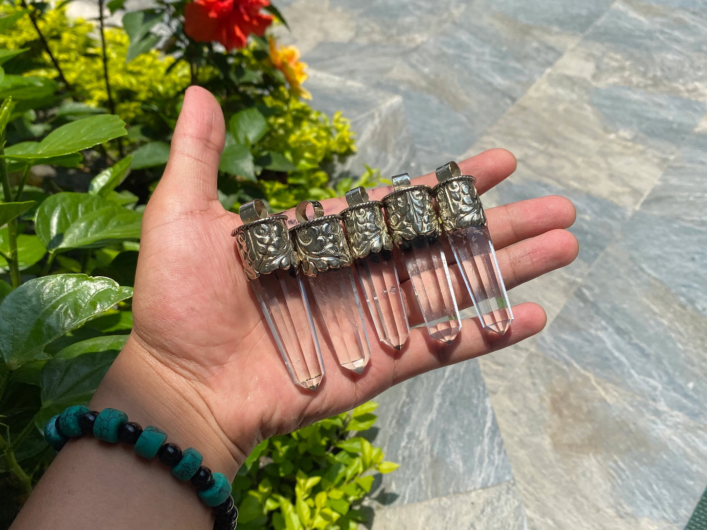 Big Pointed Tibetan Silver Pendant, Handmade pendant, Aesthetic pendant, Antique gift , Gift ideas.