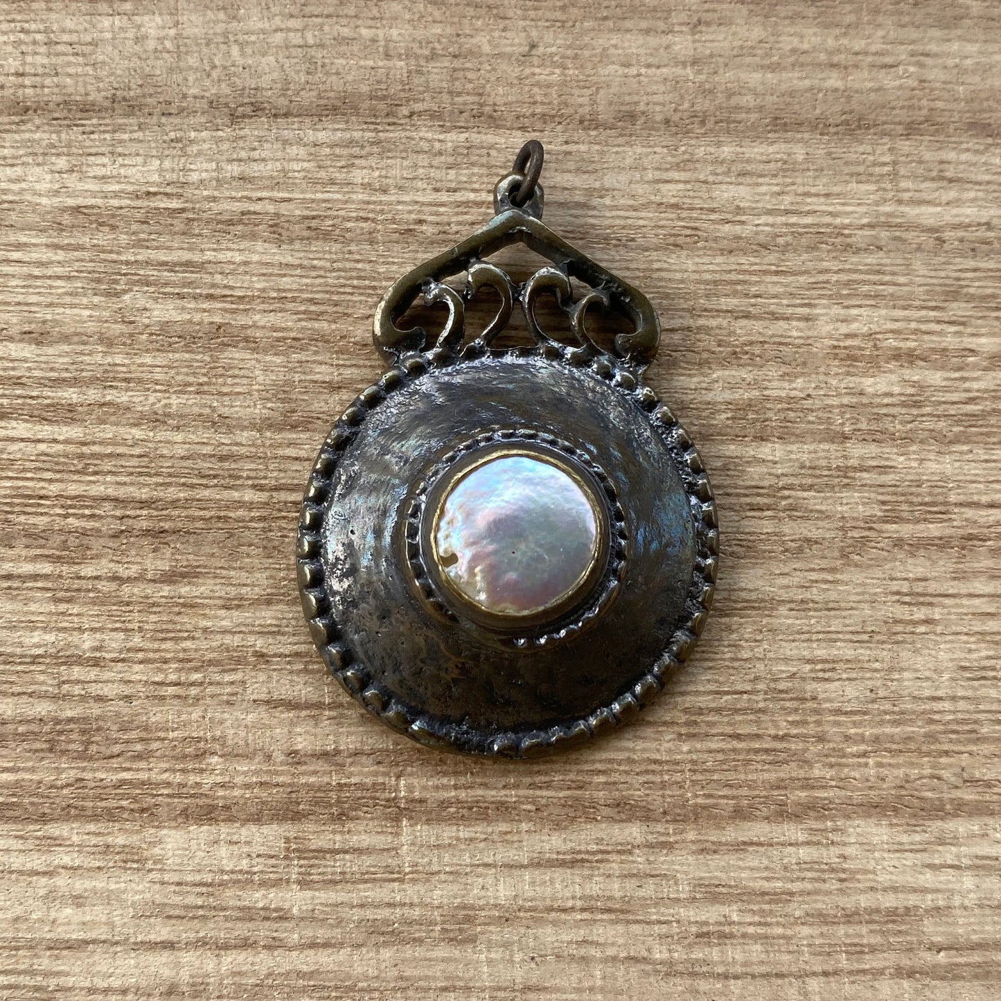 Antique Brass Small Pendant,Fresh Water Pearl Pendant,Faceted Green Topaz Gemstone,Latest Design for Earring/Necklace, Handmade Boho Jewelry
