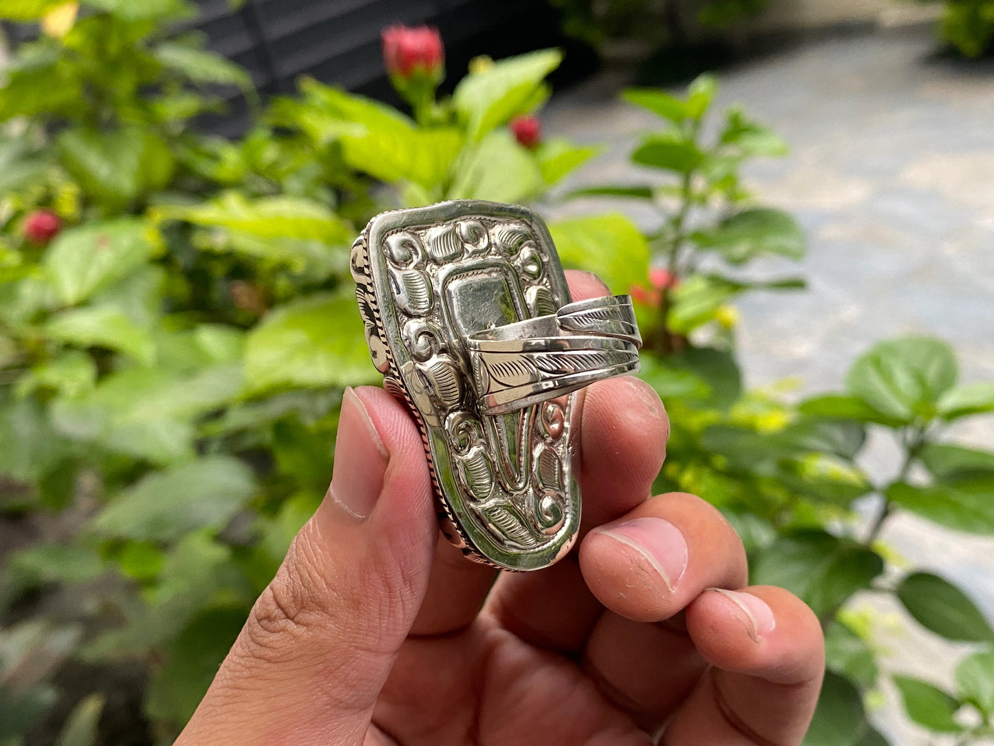 Beautiful Elephant face carved on water buffalo bone, Nature inspired Ring for daily wear, Hippie fashion, Boho charm, Unique & Unisex.