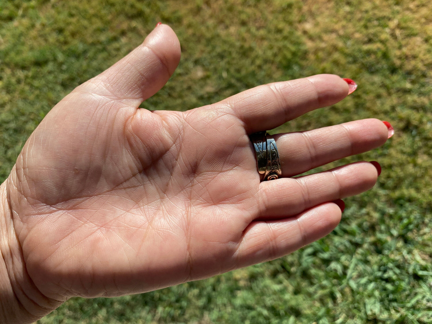 Big Adjustable Natural Labradorite Gemstone Tibetan Silver Ring, Statement Ring, Labradorite Boho Ring,