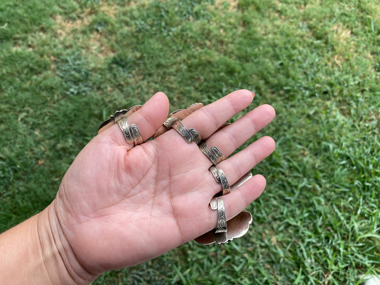 Big Adjustable Natural Spiny Oyster Tibetan Silver Ring, Spiny Oyster Jewelry, Southwest Ring, Statement Ring, Native American Style