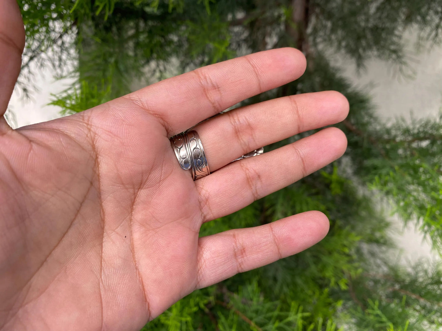 Big Adjustable Bone Carved Tibetan Silver Ring, Virgin Mary, Spiritual Catholic jewelry, Handmade Artisan Gift, Punk Jewelry, Statement Ring