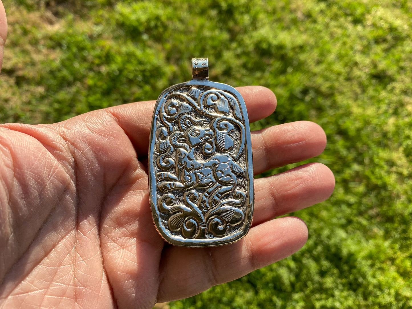 Black Lives Matter Hand carved Buffalo Bone Tibetan Silver Pendant, for Men / Women, Support for Black People, Black Power Jewelry, BLM Fist