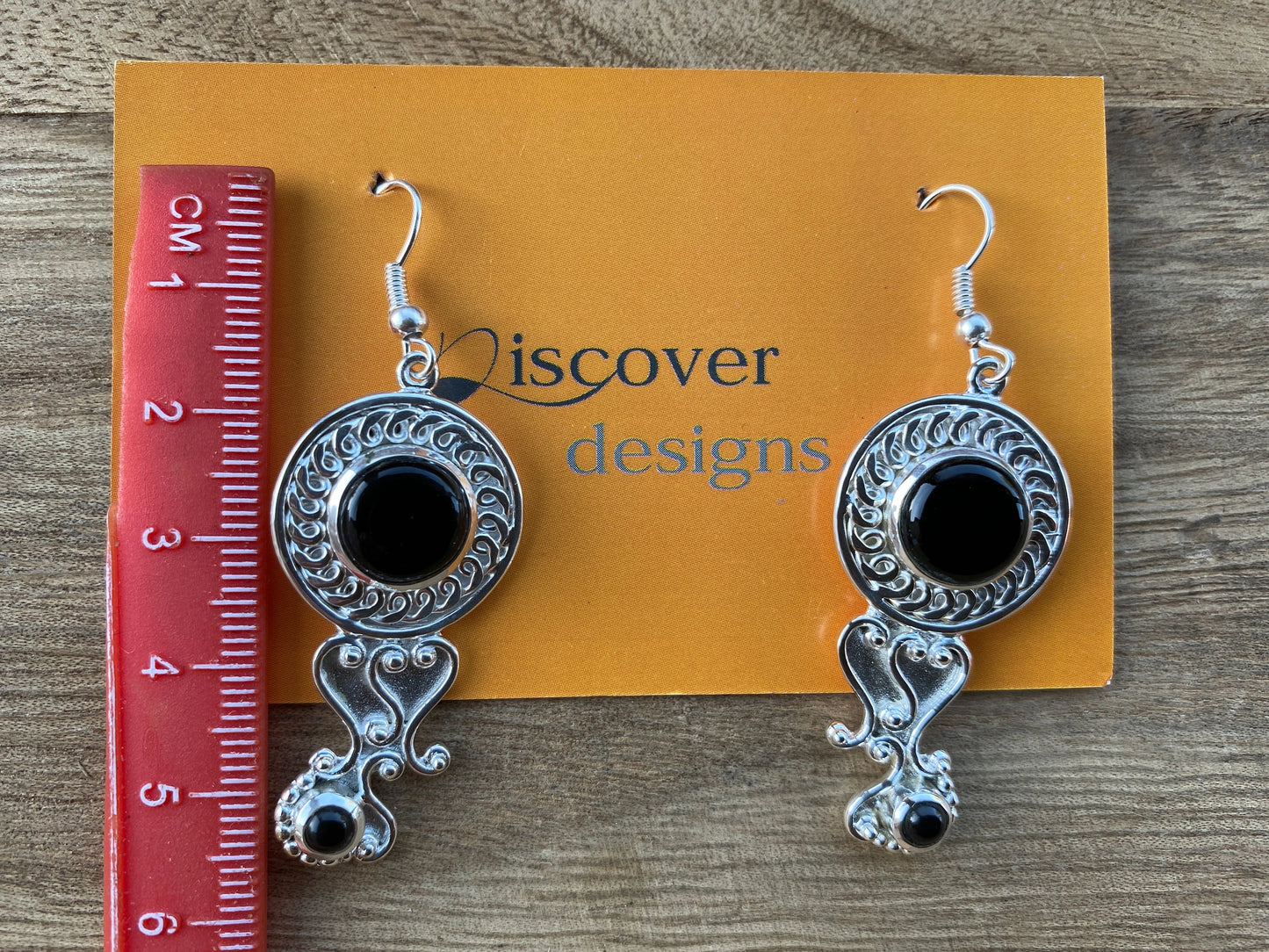 Black Onyx Earrings Silver Overlay, Bridesmaid Earrings, Wedding Earrings, Birthday Gift for Mom Sister Girlfriend, Handmade Dangle Earrings