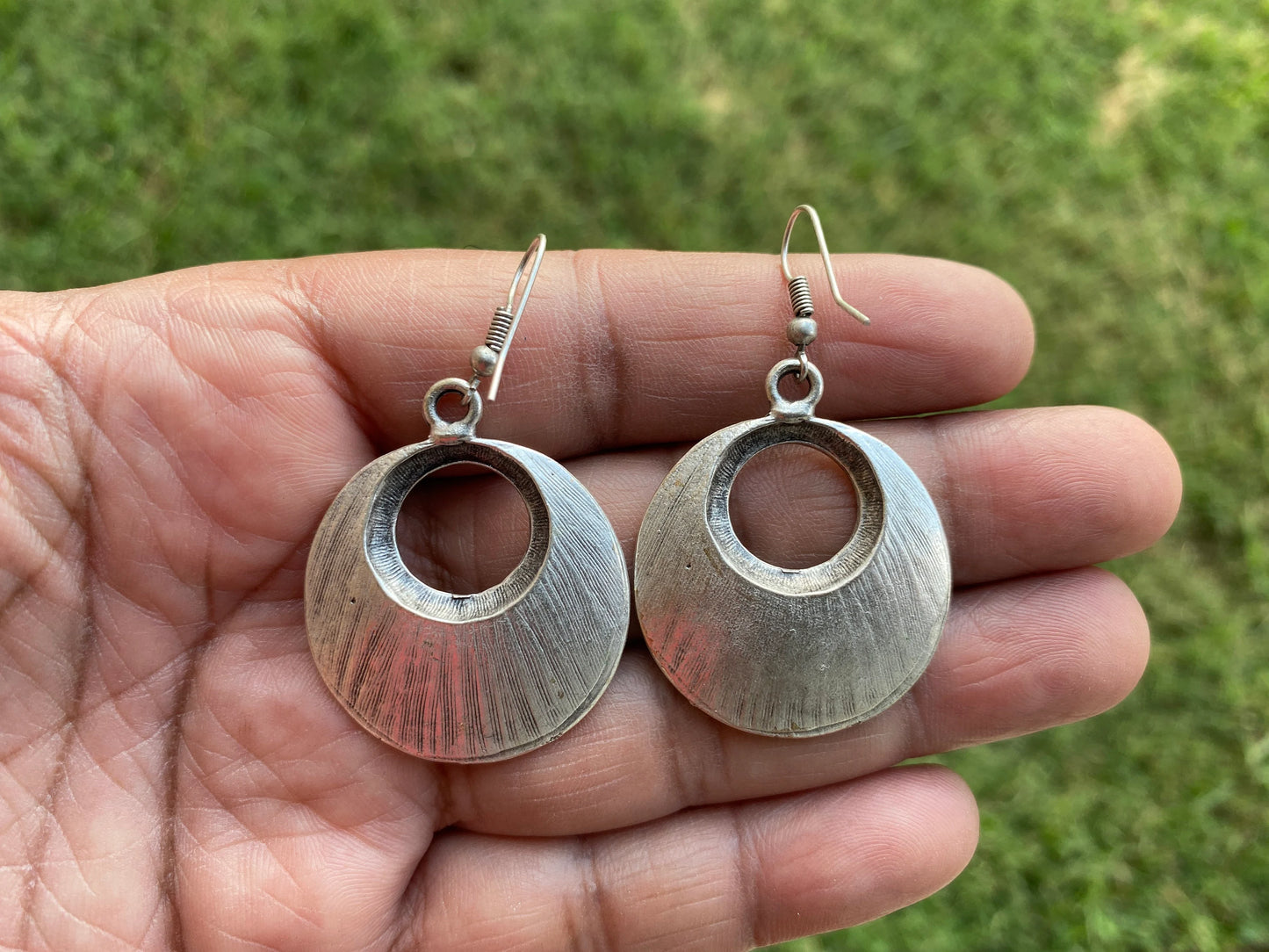 Boho Earrings, Ethnic Earrings, Antique Silver Plated Earrings, Tribal Earrings, Bohemian Earrings, Tibetan Design Earrings, Birthday Gift