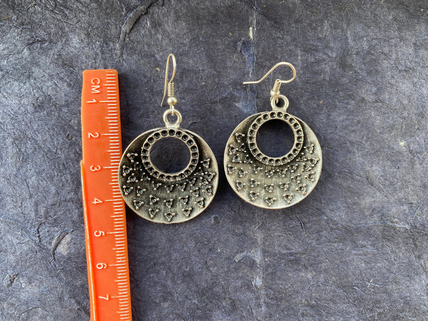 Boho Earrings, Ethnic Earrings, Antique Silver Plated Earrings, Tribal Earrings, Bohemian Earrings, Tibetan Design Earrings, Birthday Gift