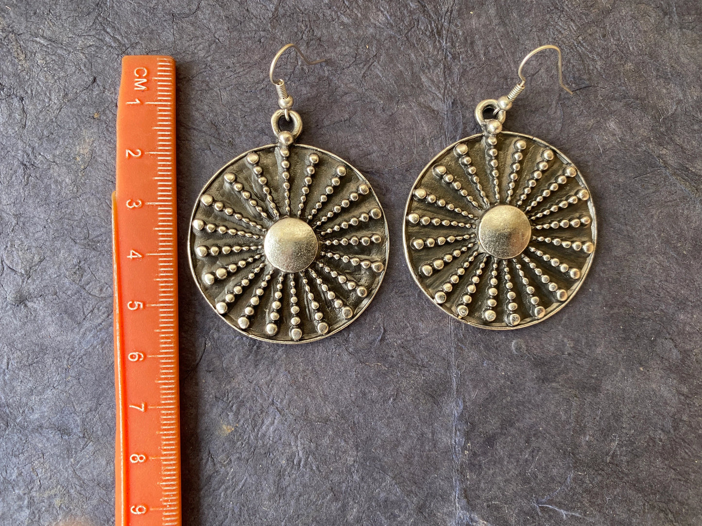 Boho Earrings, Ethnic Earrings, Tribal Earrings, Antique Silver Plated Earrings, Bohemian Earrings, Ethnic Jewelry, Egyptian Jewelry