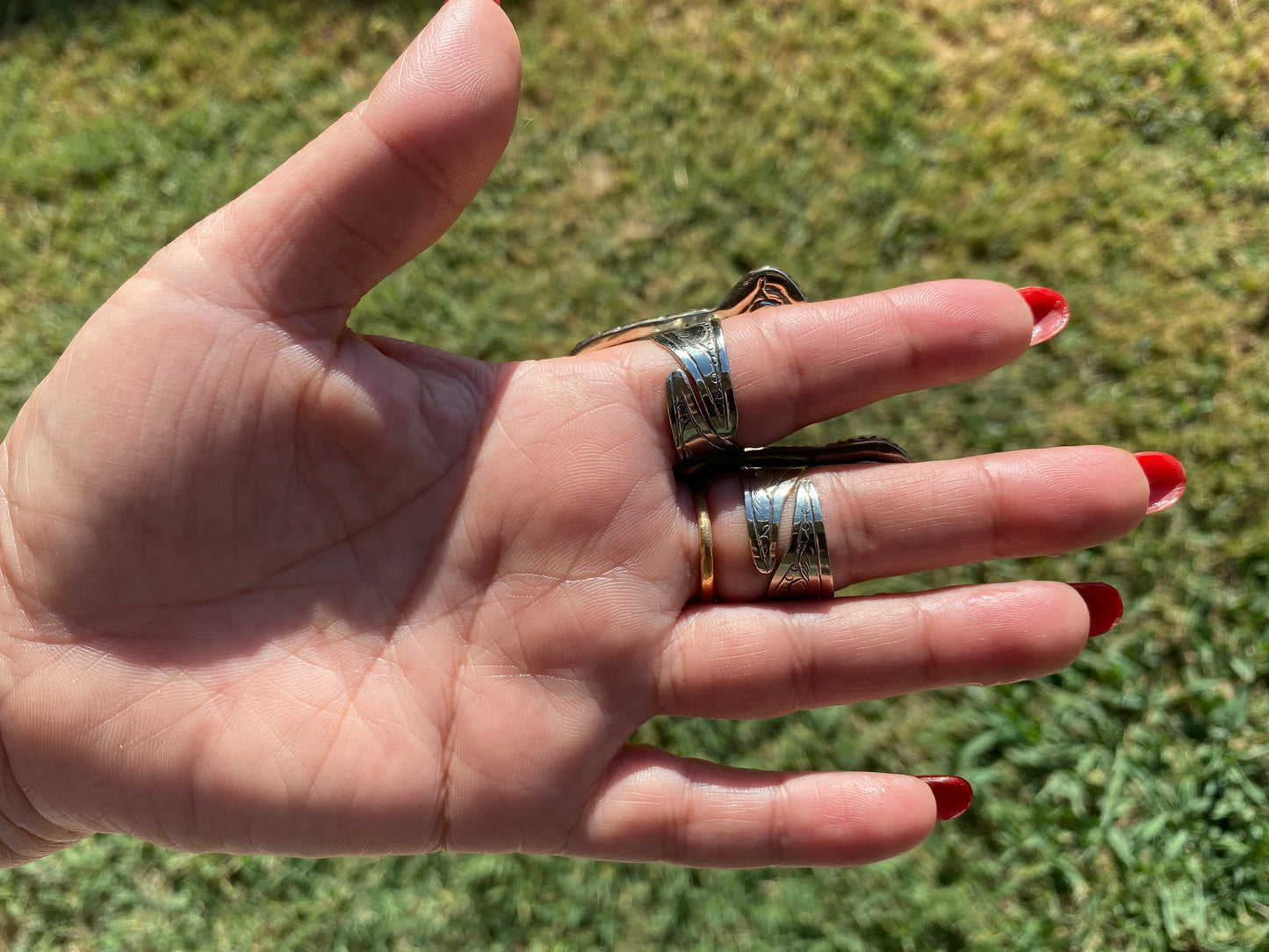 Big Adjustable Ring, Bone Carved Viking King Skull or Grim Reaper Tibetan Silver Ring, Statement Ring, Bohemian Ring, Unisex Jewelry Gift
