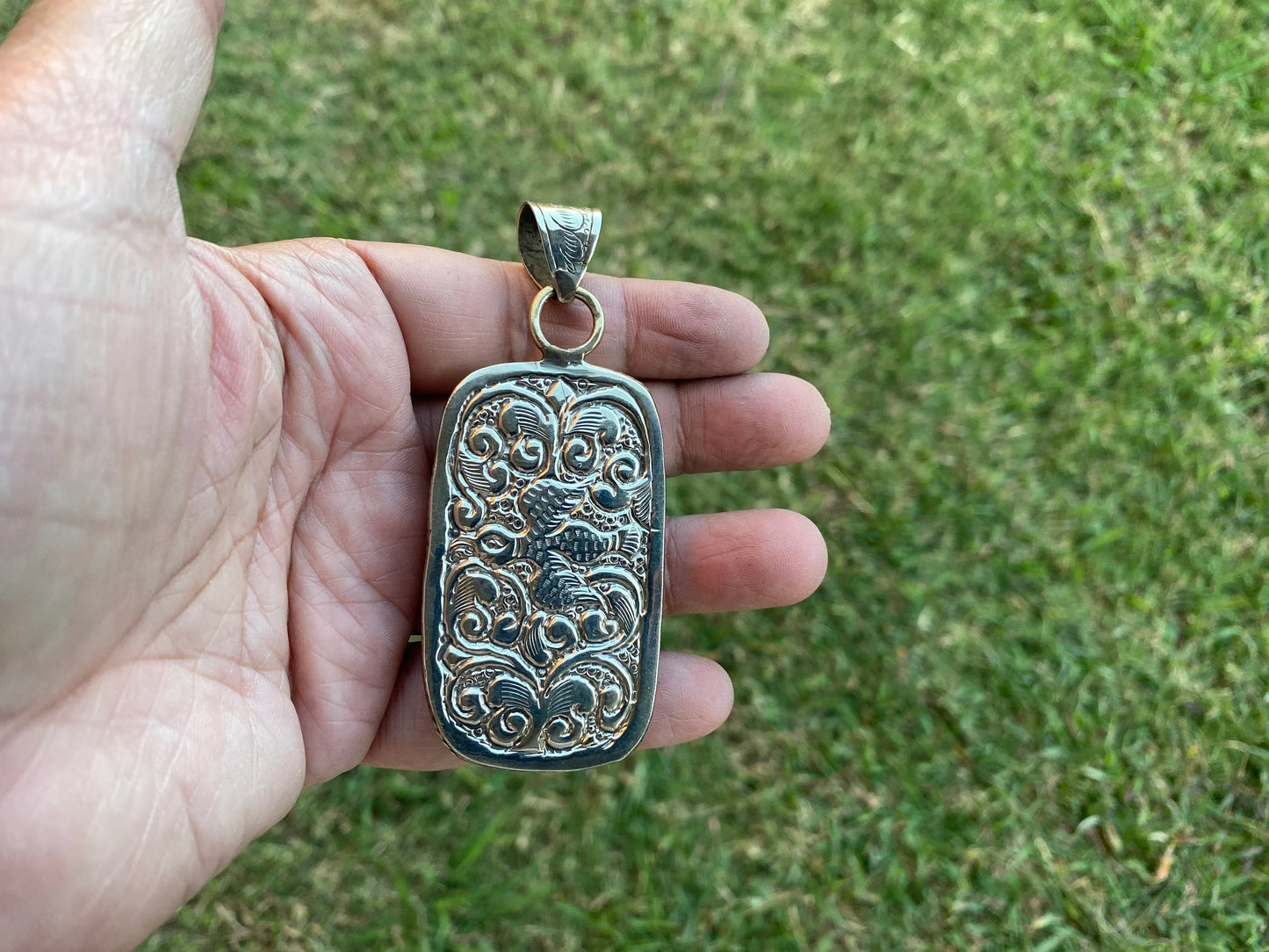 Buddha Face Tibetan Silver Pendant, Buffalo Bone Healing Yoga Jewelry, Tranquility Pendant, Unisex Pendant, Spiritual, Peace Jewelry, Ethnic