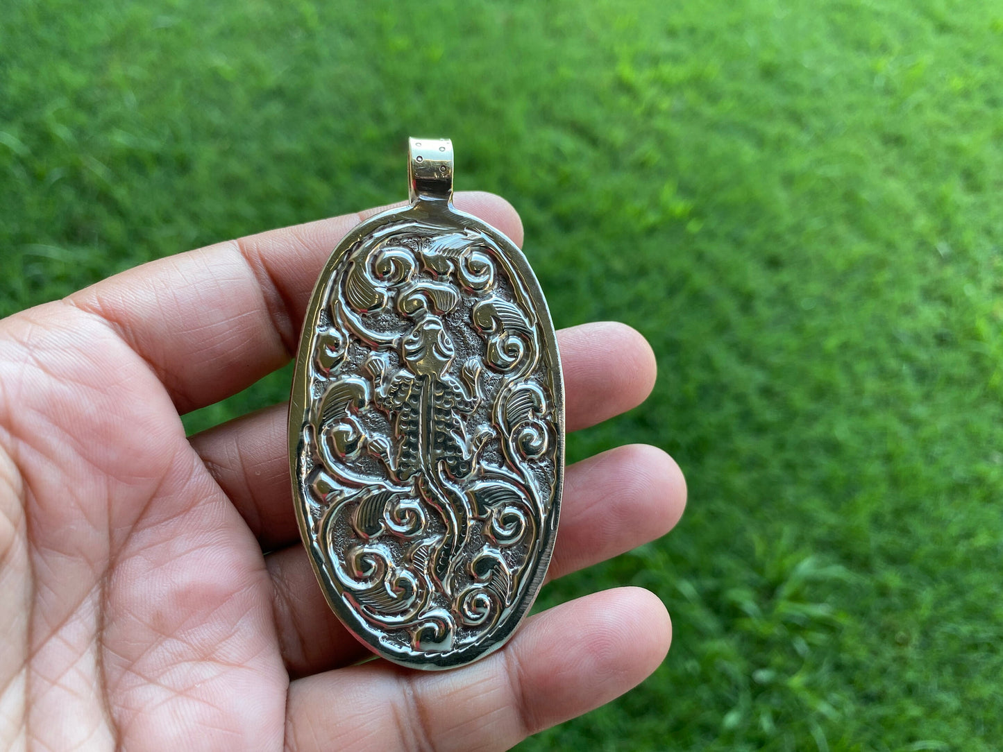 Capricorn Zodiac Sign Bone Pendant, Tibetan Silver, Horoscope Medallion, Unisex Pendant, Astrological Sign, Zodiac Sea Goat Sign Designs