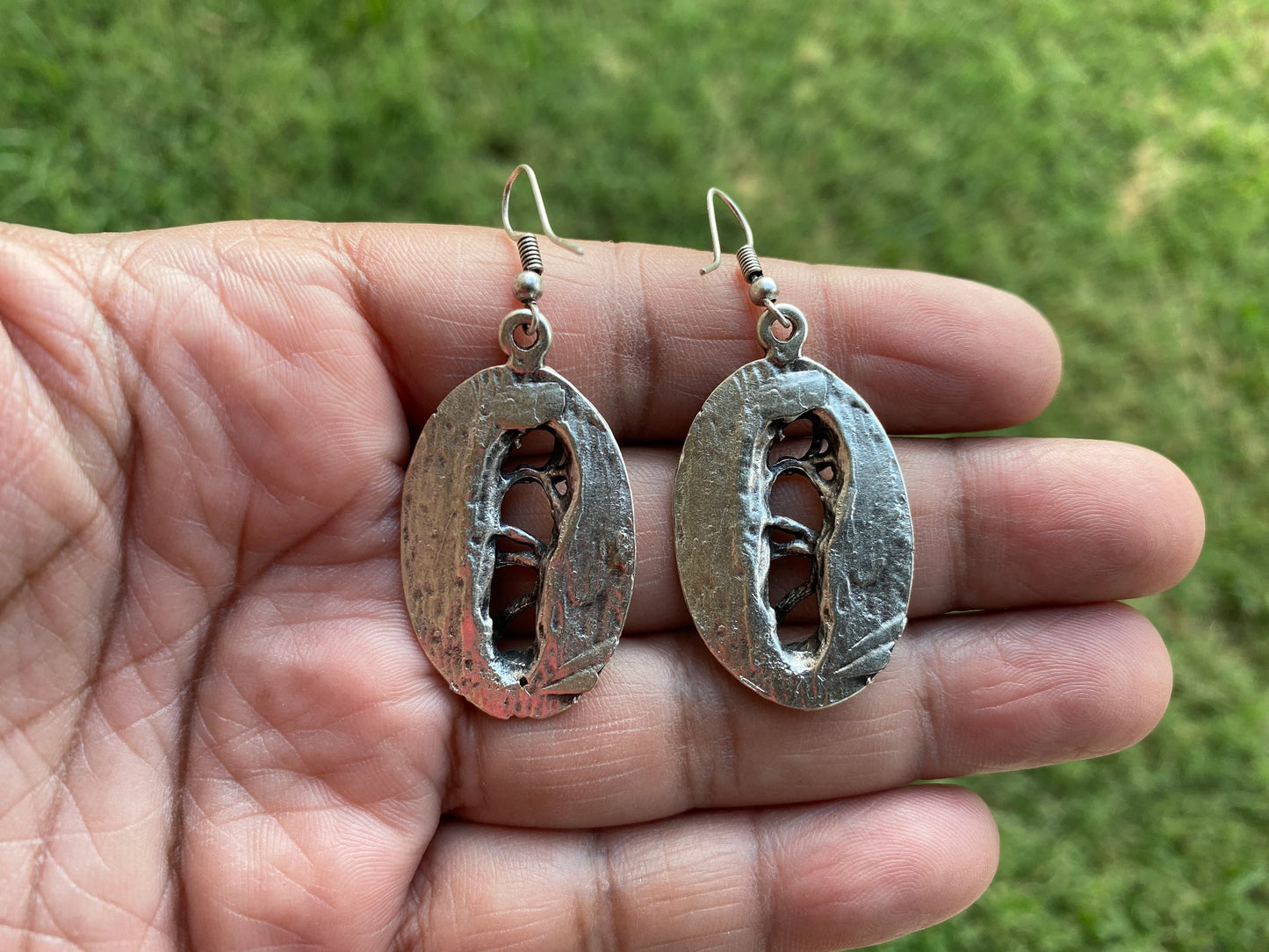 Elegant Matte Silver Plated Lead & Nickel Free Turkish Design Earrings, Dangle Earrings, Arabic Earring, Ancient Gypsy Earring, Light Weight