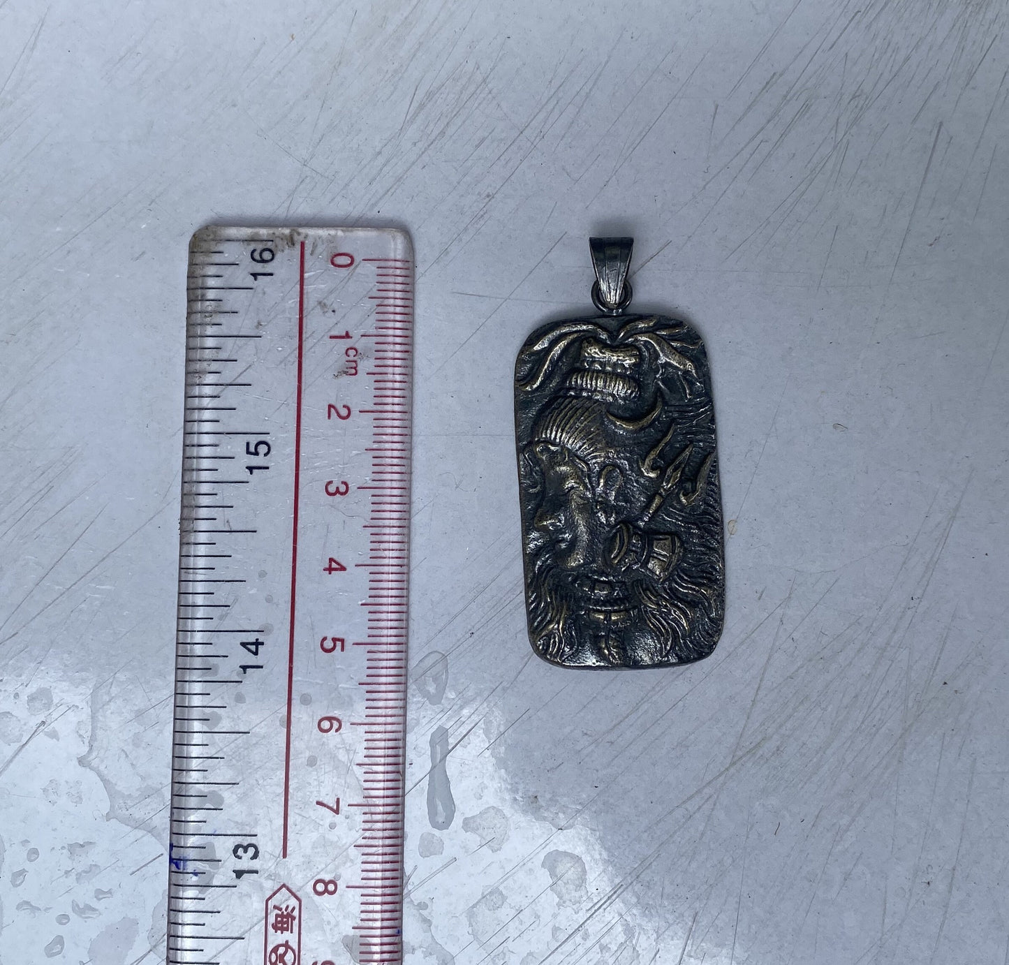 Divine Shiva Pendant: Tibetan Silver Overlay Pendant, Hand Carved Pendant, Unisex Pendant, Blessings of Lord Shiva.
