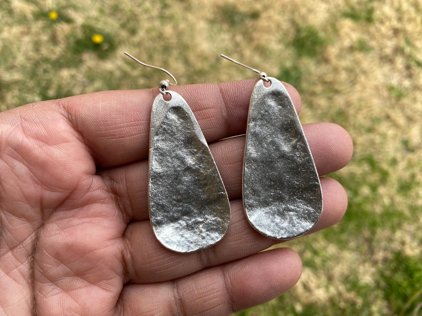 Egyptian Design Earrings, Matte Silver Plated Dangle Earrings, Ancient Gypsy Earring, Tribal Ethnic Earrings, Bridesmaid, Lead & Nickel Free