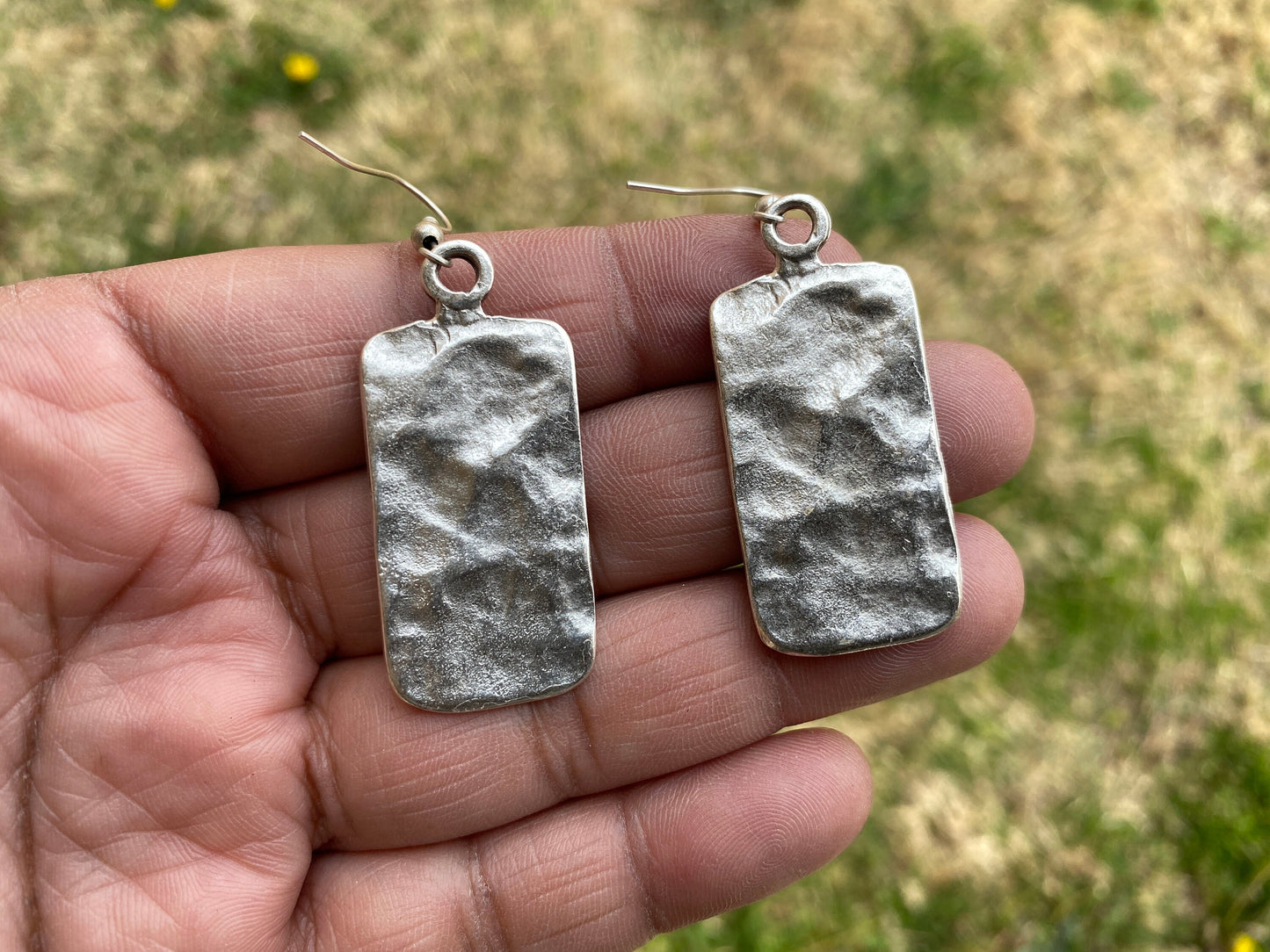 Egyptian Style Elegant Brushed Silver Plated Lead & Nickel Free Turkish Design Earrings, Dangle Earring, Ancient Gypsy Earring, Light Weight