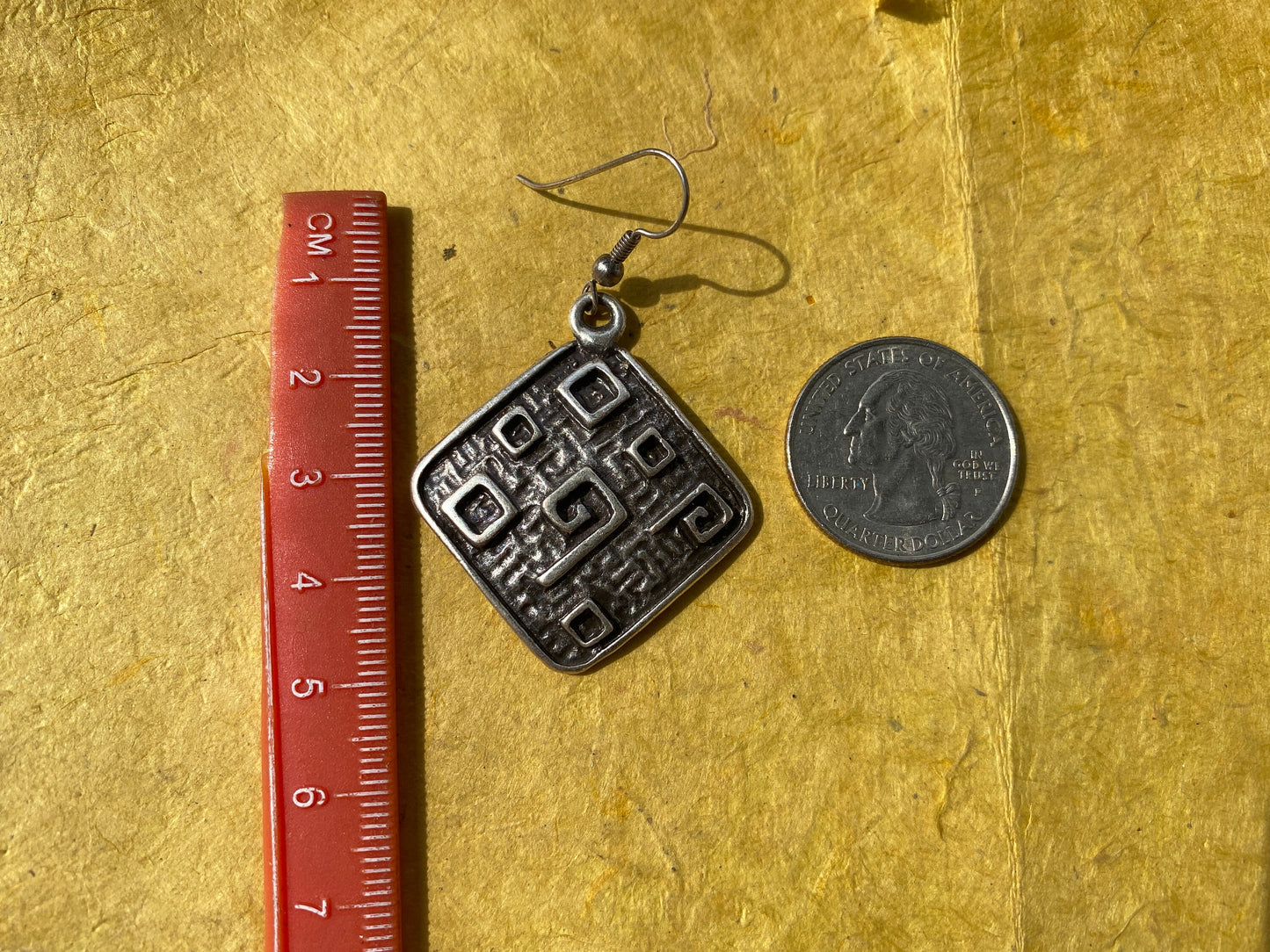 Egyptian Design Earrings, Matte Silver Plated Dangle Earrings, Ancient Gypsy Earring, Tribal Ethnic Earrings, Bridesmaid, Bridal Earrings