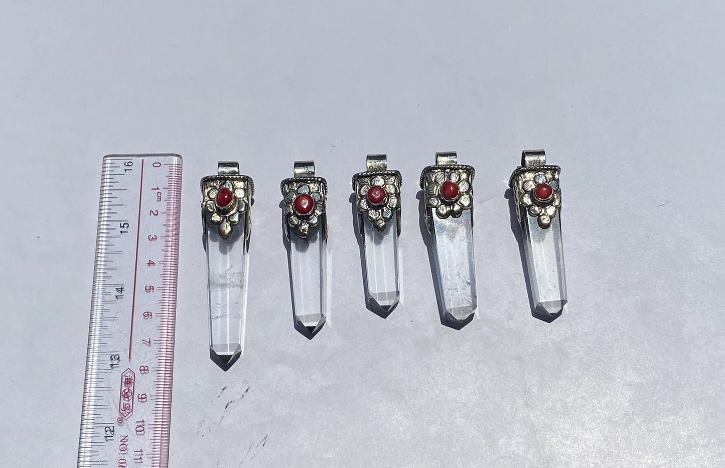 Elegant Handmade Crystal Pendant: Perfect for Daily Wear, Handmade pendant, Hammered Pendant, Antique pendant.
