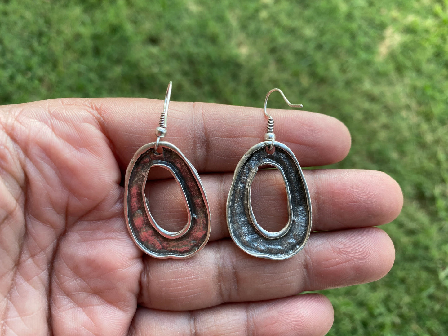 Elegant Matte Silver Plated Lead & Nickel Free Turkish Design Earrings, Dangle Earrings, Boho Earring, Ancient Gypsy Earring, Light Weight
