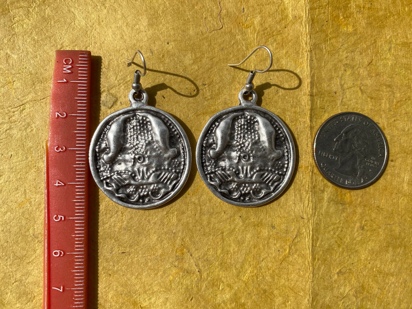 Elegant Matte Silver Plated Lead & Nickel Free Turkish Design Earrings, Dangle Earrings, Arabic Earring, Ancient Gypsy Earring, Light Weight