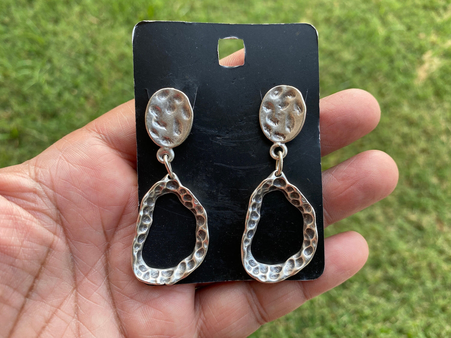 Elegant Matte Silver Plated Lead & Nickel Free Turkish Design Earrings, Dangle Earrings, Boho Earring, Ancient Gypsy Earring, Light Weight