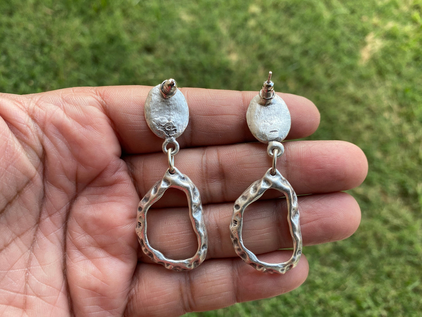 Elegant Matte Silver Plated Lead & Nickel Free Turkish Design Earrings, Dangle Earrings, Boho Earring, Ancient Gypsy Earring, Light Weight