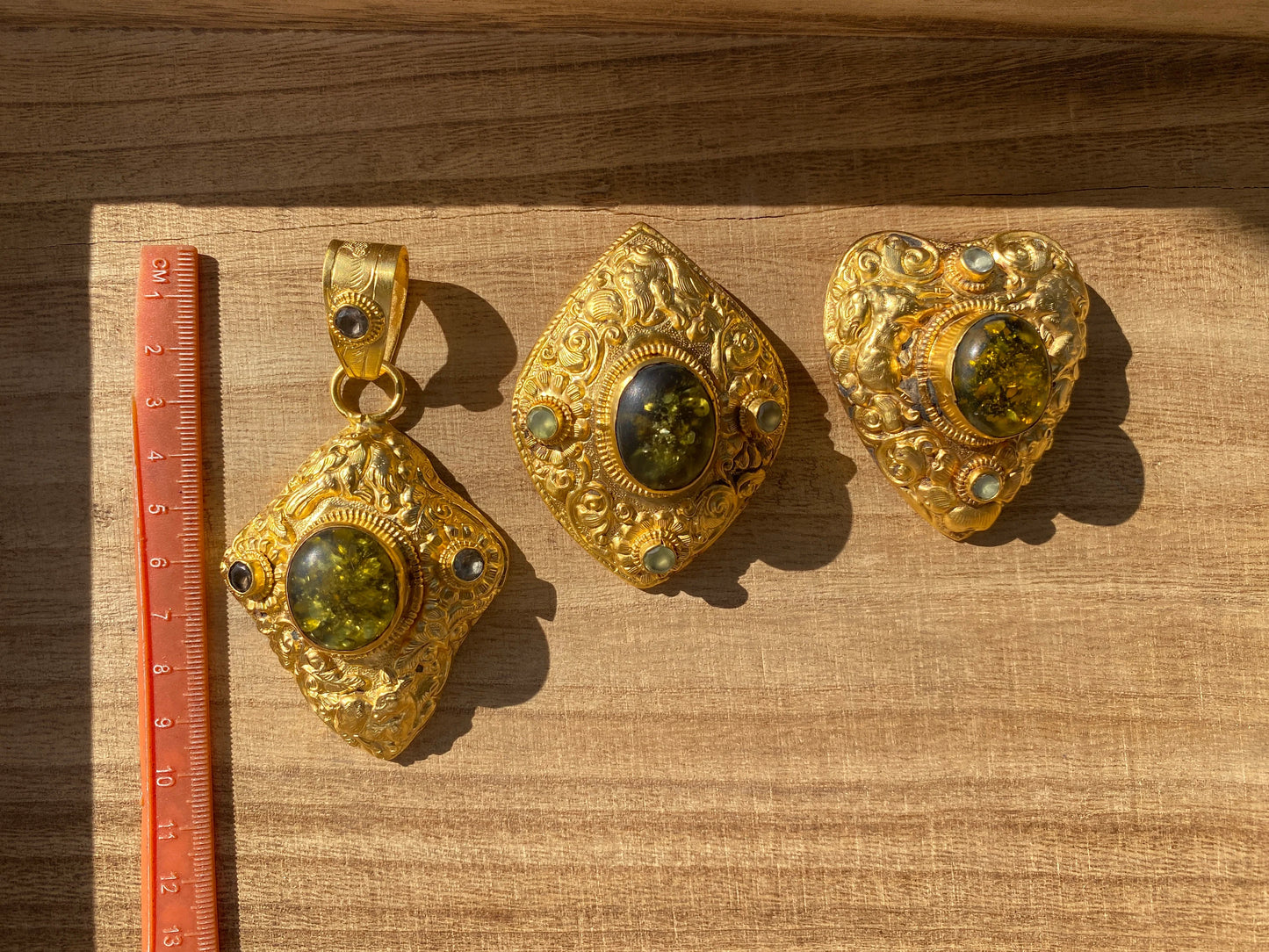 Fossilized Amber Pendant, Brushed Gold Overlay, Healing Amber, Amber Jewelry, Rough Amber, Baltic Amber, Metaphysical Stone, Organic Jewelry
