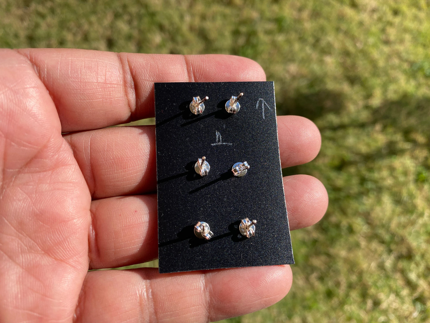 Rough Opal Studs Earrings, Sterling Silver Earrings, Gemstone Stud Earring, Silver Prong Earring, October Birthstone, Ethiopian Welo Opals