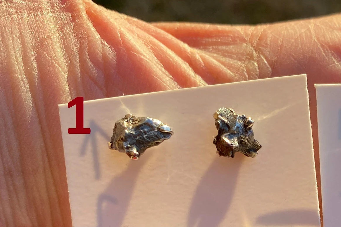 Genuine Raw Pyrite Sterling Silver Healing Stone Stud Earrings, Natural Stone Earrings, Raw Gemstone Stud , Bridesmaids , Rock Stud Earring