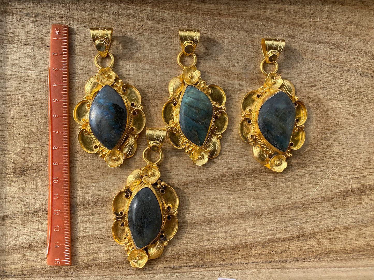 Gold Overlay Labradorite with Citrine Gem Handcrafted Pendant, Mystical Charm, Elegant Craftsmanship, Nature's Magic Jewelry, Unique Jewelry