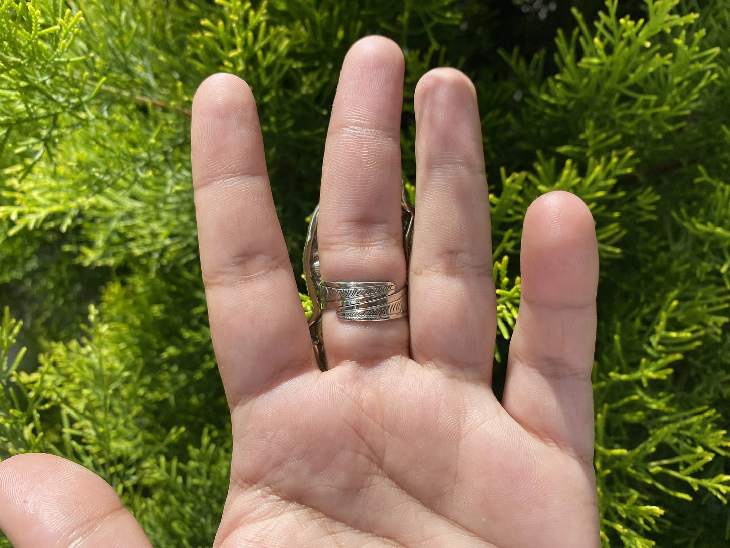 Hand-Carved Buddha Face Buffalo Bone Ring with Foliage Design, Tibetan Silver Adjustable Unisex Ring, Handcrafted Jewelry, Perfect Gift