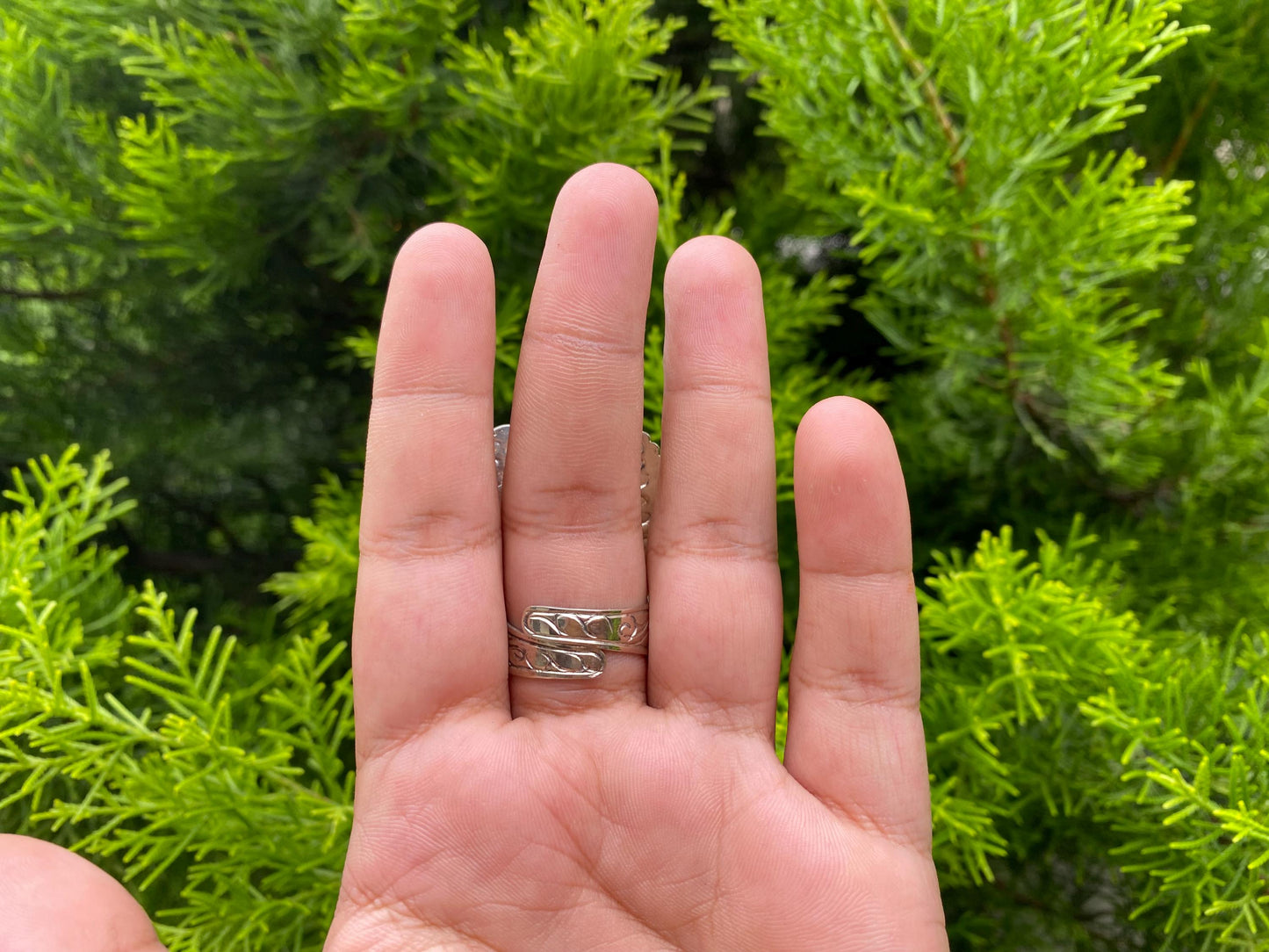 Hand-Carved Elephant Buffalo Bone in Tibetan Silver Ring | Ganesha Ring, Hindu God of Wisdom and Prosperity, Boho Spiritual Statement Ring