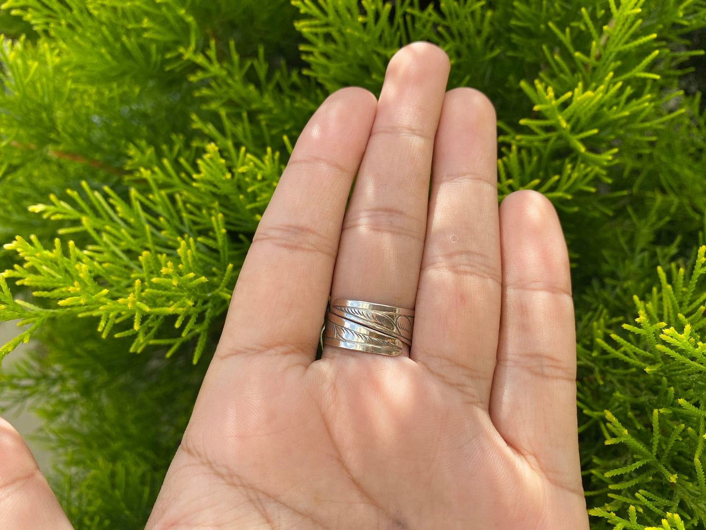 Hand Carved Lord Ganesha Side Profile in Buffalo Bone Ring | Tibetan Silver Ring, Carved Ring, Hindu Jewelry, Spiritual Jewelry, Lucky Ring