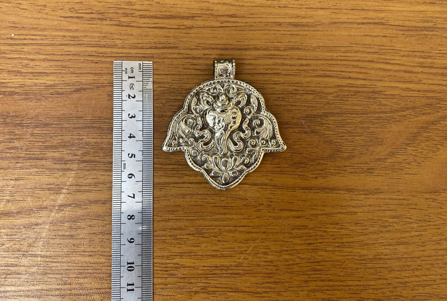 Handmade Tibetan Silver Pendant with Snail and Floral Design Carving | Pendant for Necklace, Bohemian Statement Jewelry, Unisex Daily Wear