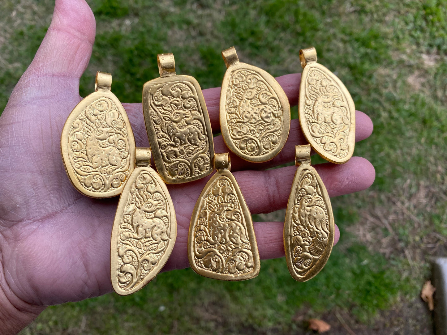 Raw Agate Druzy Stone Non Tarnish Brushed Gold Overlay Pendant, Healing Pendant, Hill Tribe Women's Jewelry, Birthstone Pendant for Necklace