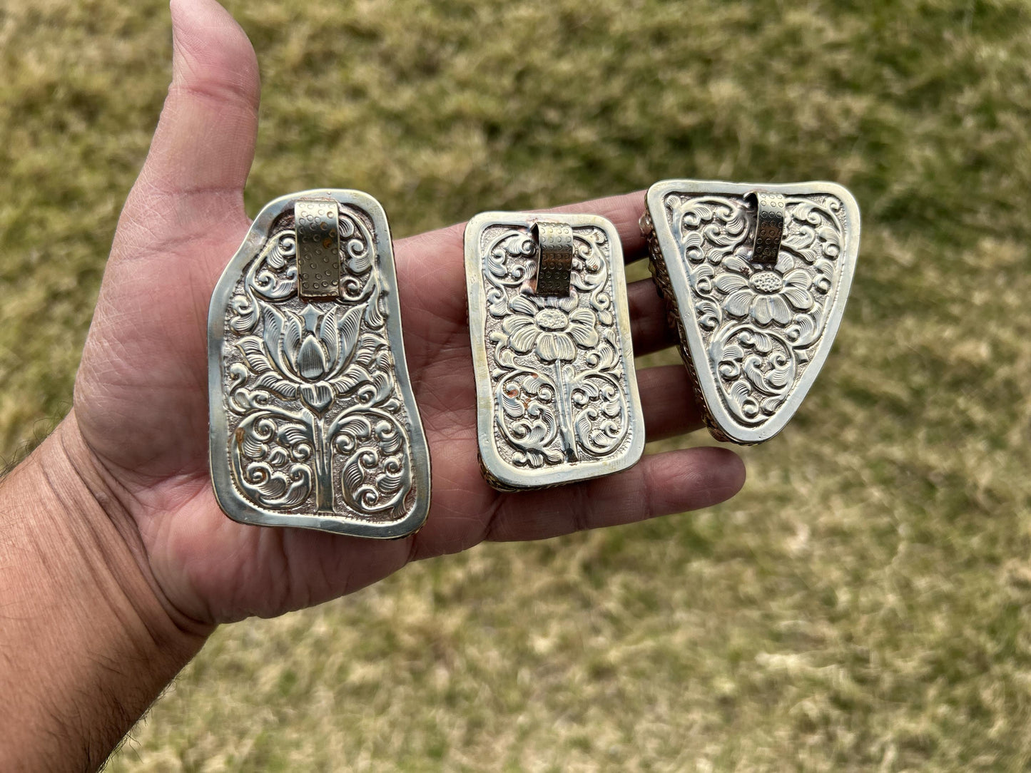 Heavy Large Raw Amethyst Natural Stone Tibetan Silver Pendant, Healing Stone Pendant for Necklace, Hill Tribe Jewelry, Birthstone Jewelry
