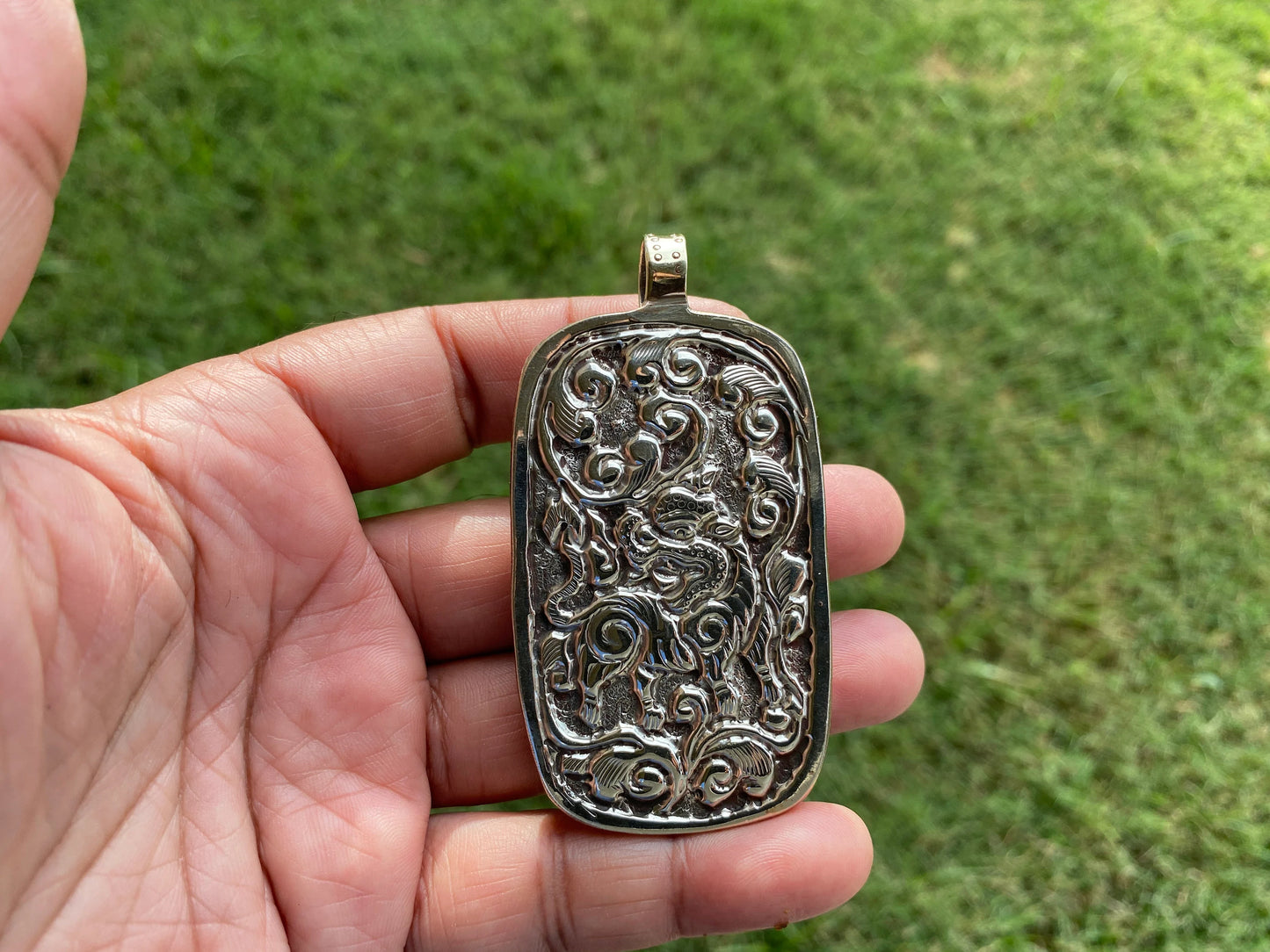 Just Get High Bone Tibetan Pendant, Stoner Jewelry, Adult Wish Pendant for Necklace, Cannabis Gift, Marijuana Gift, Funny Gift,