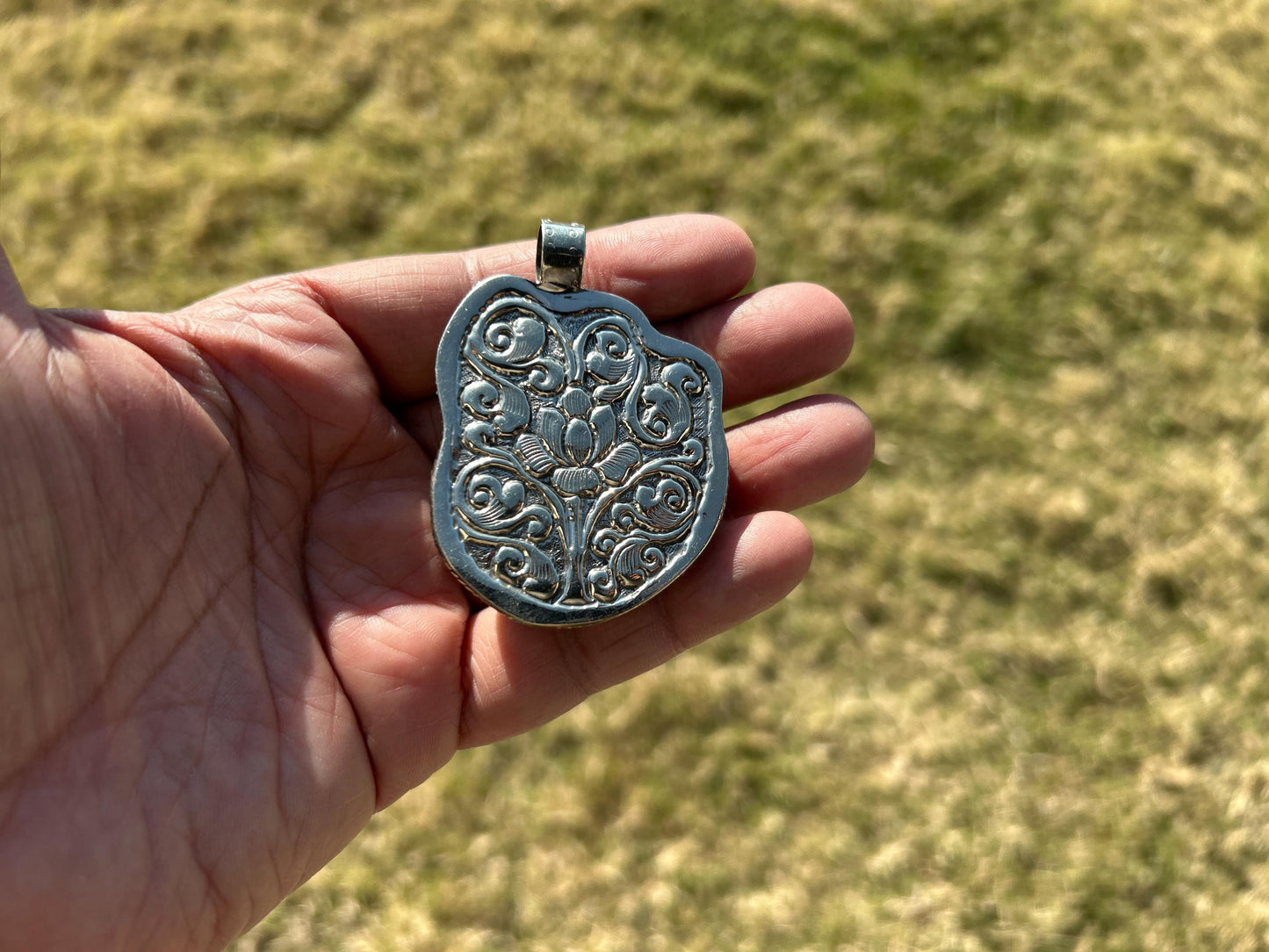 Large Cat Lovers Black Obsidian Tibetan Silver Pendant, Pet Lover's Jewelry, Pet Loss Gift, Pet Memorial Gift, Kitten Pendant for Necklace,