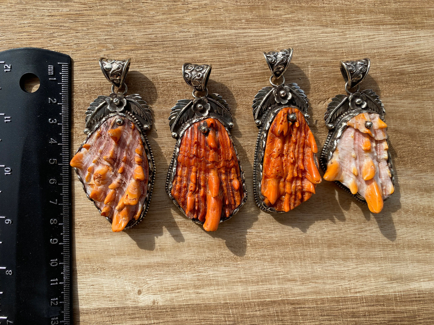 Large Raw Spiny Oyster Tibetan Silver Pendant, Nature Crafted, Desert Sea Gem, Oceanic Ornament, Ocean Jewel, Ocean Inspired Jewelry