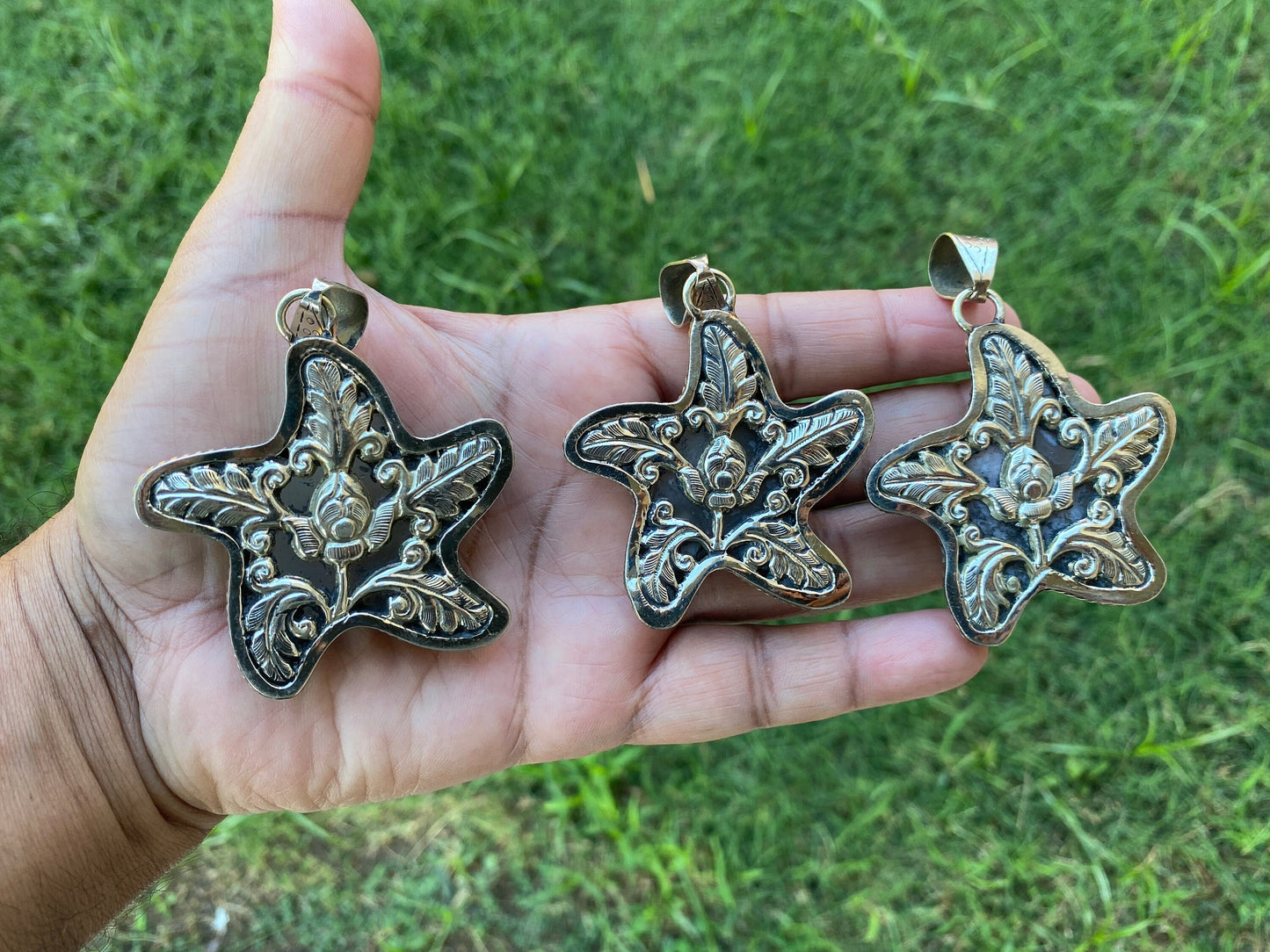 Large Stone Starfish Druzy Agate Tibetan Silver Pendant, Unique Christmas Gift, Focal Pendant, Natural Stone Cool Pendant, Healing Crystal