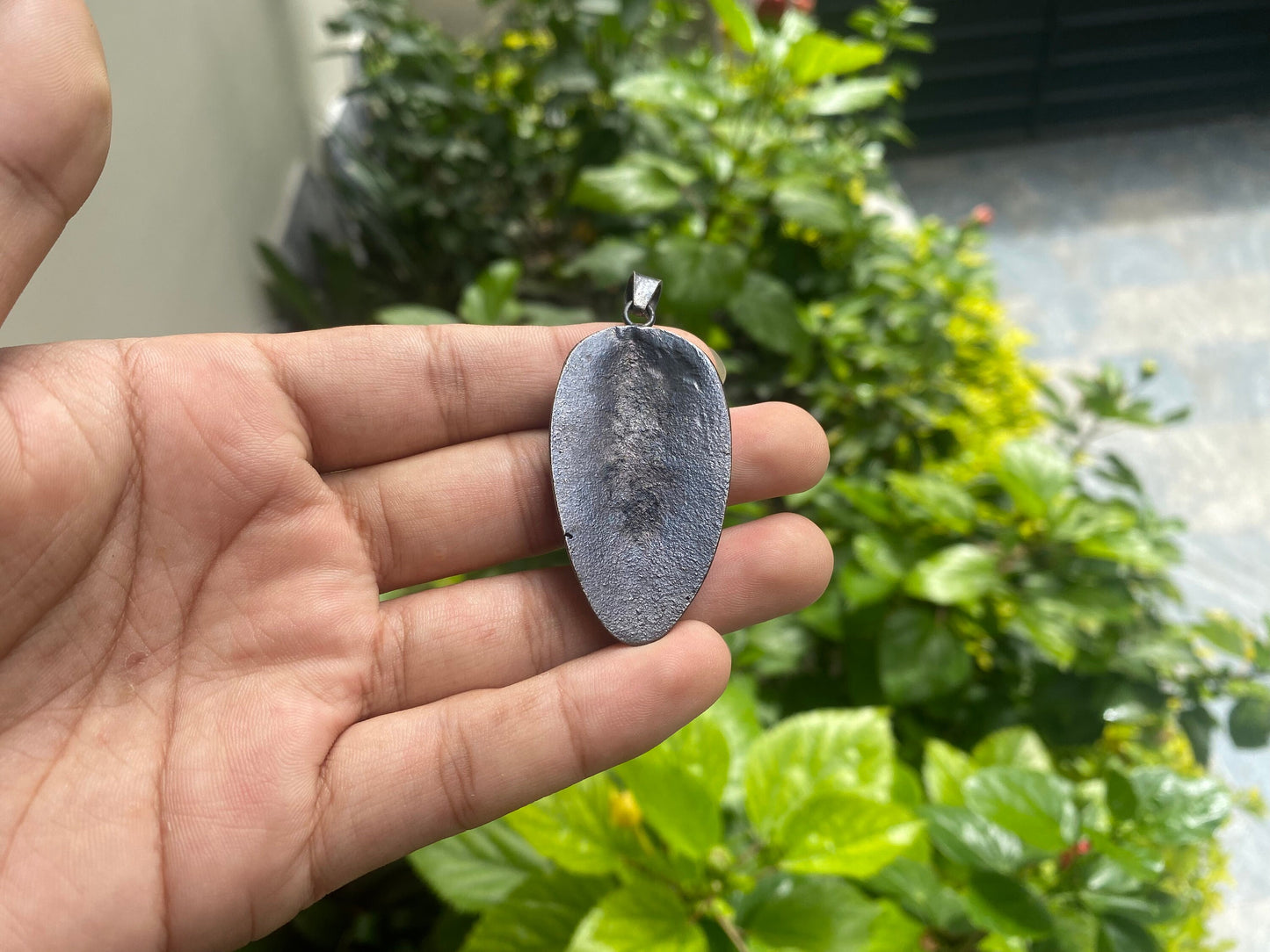 Large Tibetan Buffalo on Silver Overlay Brass Pendant | Boho Jewelry, Unisex Wear, Daily Wear, Gift, Animal Pendant, Animal Lover's Jewelry