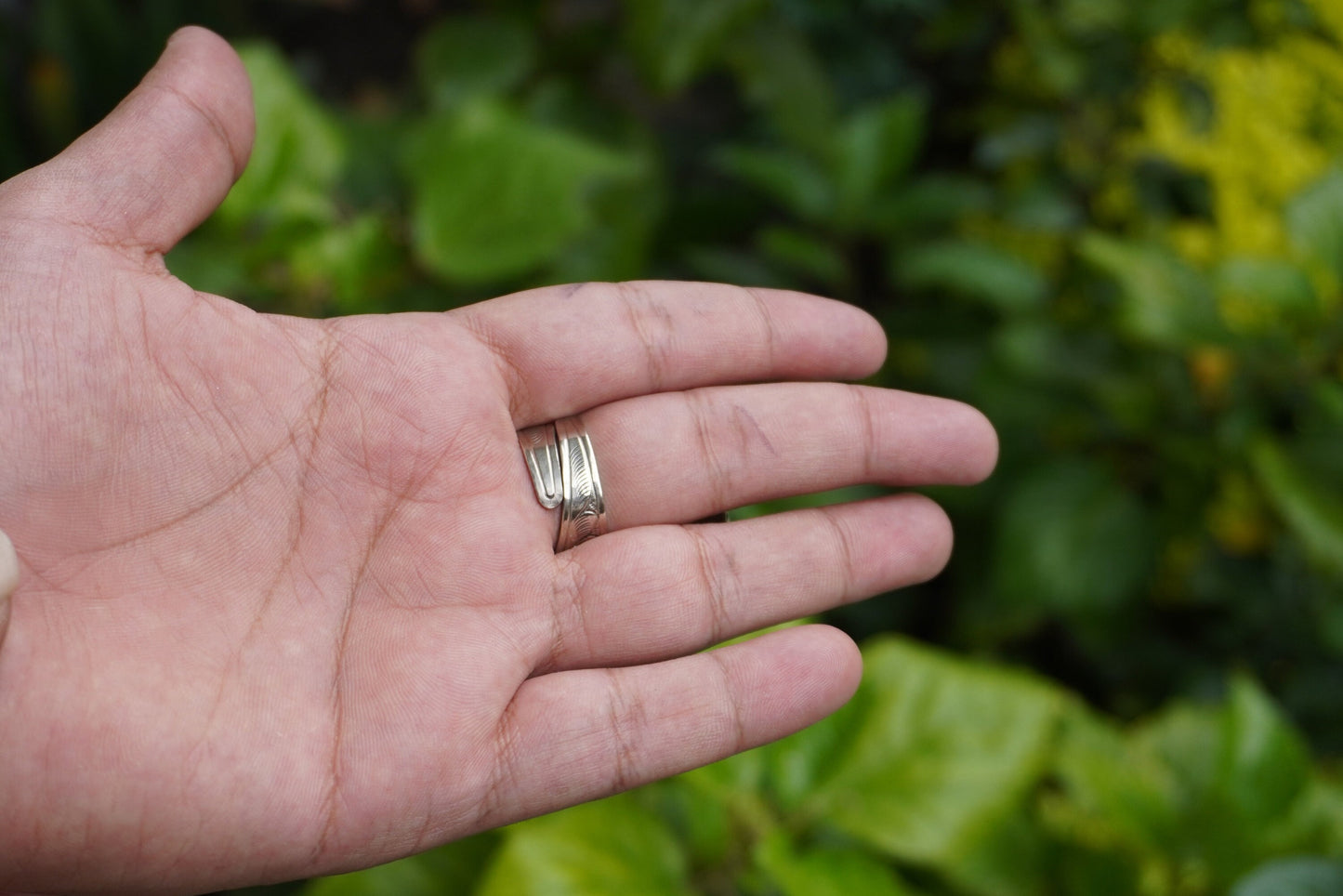 Large Buffalo bone Ring with Carved bull face on Bone | Natural Tibetan Silver Ring, Ring for daily wear, Unisex healing Jewelry