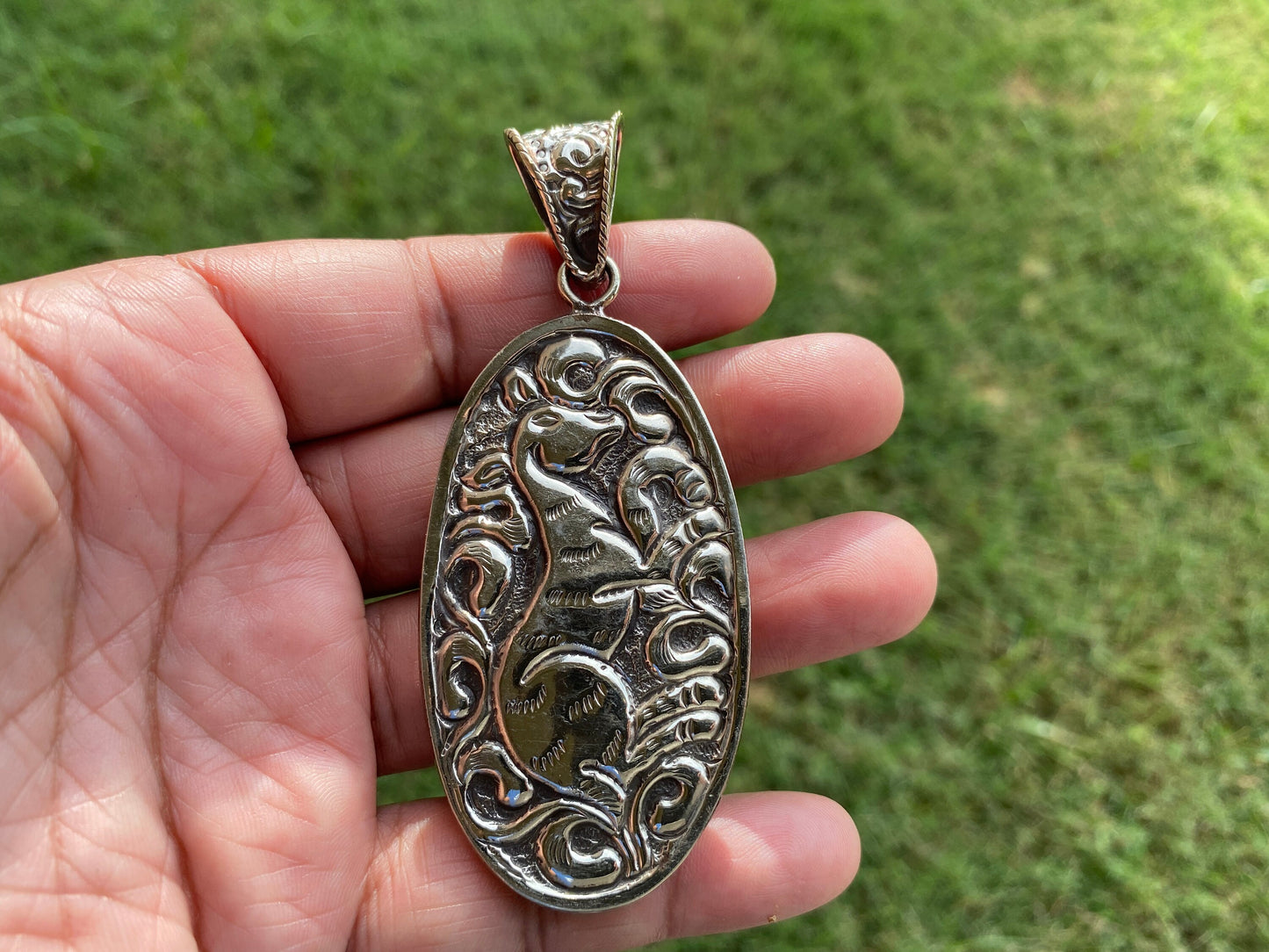 Libra Zodiac Carved Bone Tibetan Silver Pendant, Horoscope Pendant, Zodiac Sign Jewelry, Libra Birthday Gift, Zodiac Symbol Jewelry