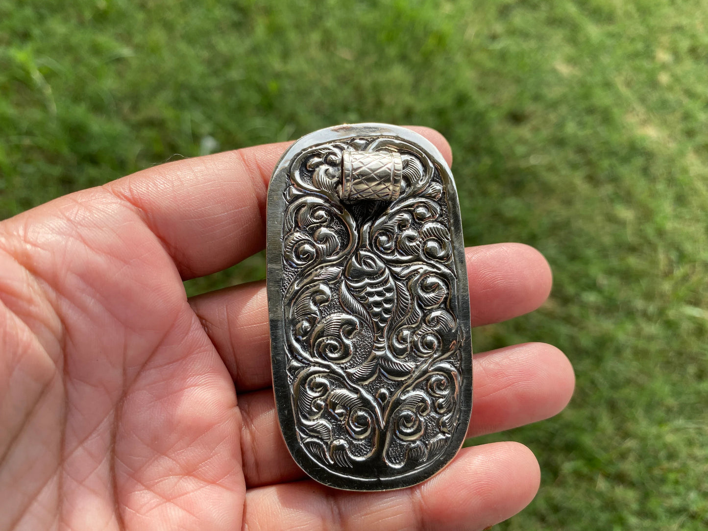 Libra Zodiac Sign Carved Bone Tibetan Silver Pendant, Horoscope Pendant, Zodiac Sign Jewelry, Libra Birthday Gift, Zodiac Symbol Pendant