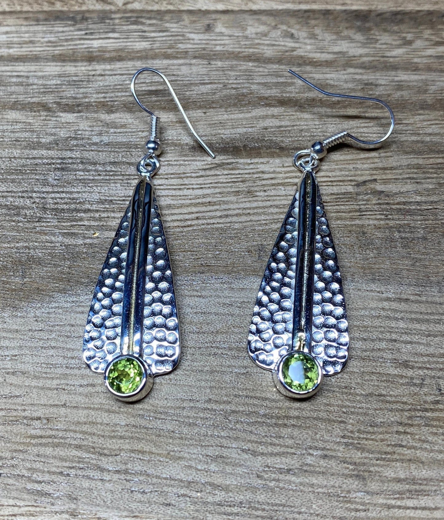Light Weight Silver Overlay Earrings, Natural Gemstone, Faceted Blue Topaz, Peridot, Moonstone, Black Onyx, Amethyst, Birthstone Earring