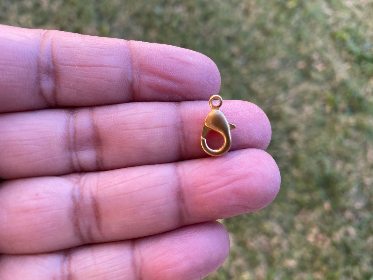 Lobster Clasps High Quality 18K Brushed Gold Overlay with Anti Tarnish, Large, Medium or Small Claw Clasp, Necklace Closures, Gold Findings