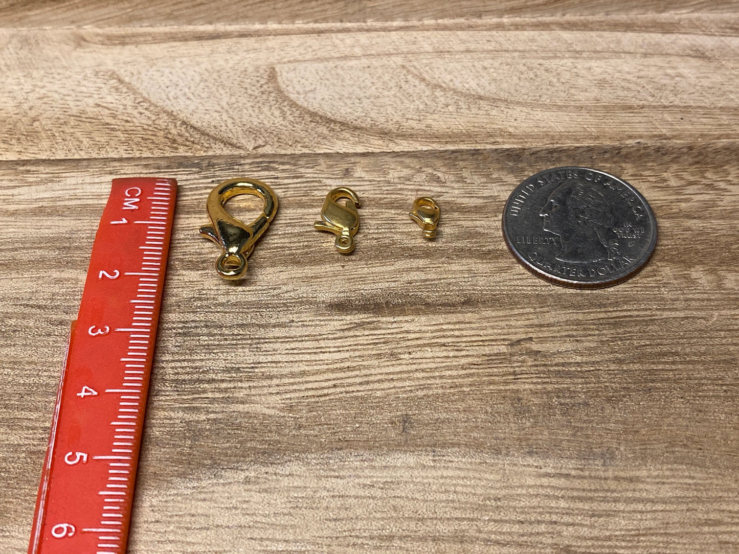Lobster Gold Clasps, Matte/Shiny Gold Overlay. Anti Tarnish, Gold Plated Lobster Clasp, Claw Clasp, Necklace Closures, Gold Plated Findings