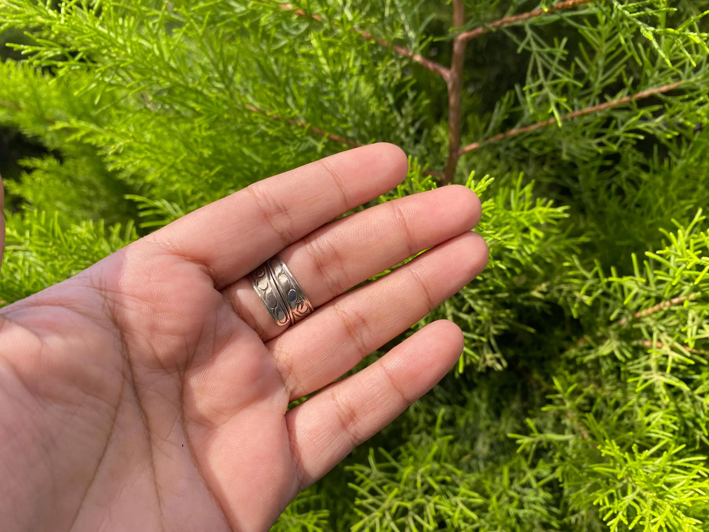 Meditating Buddha Ring Carved on Buffalo Bone, Tibetan Silver Adjustable Unisex Ring, handcrafted jewelry, perfect gift ideas