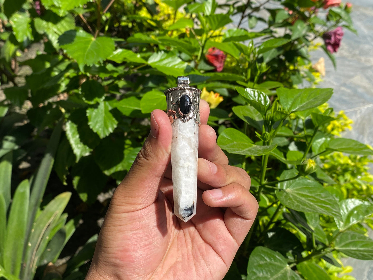 Natural Gemstone Pendant, Pointed Pendant, Healing pendant, Daily wear Pendant, Gift ideas.